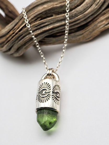 Peridot Portal Talisman Necklace