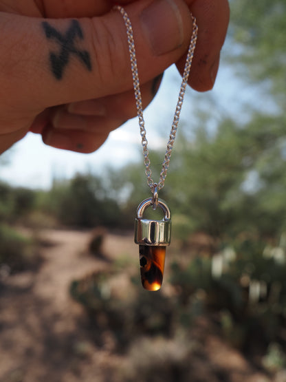 Montana Agate Spike Talisman Necklace