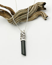 Dark Green Tourmaline Arroyo Talisman Necklace