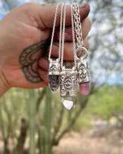 Tibetan Quartz Raincloud Talisman Necklace