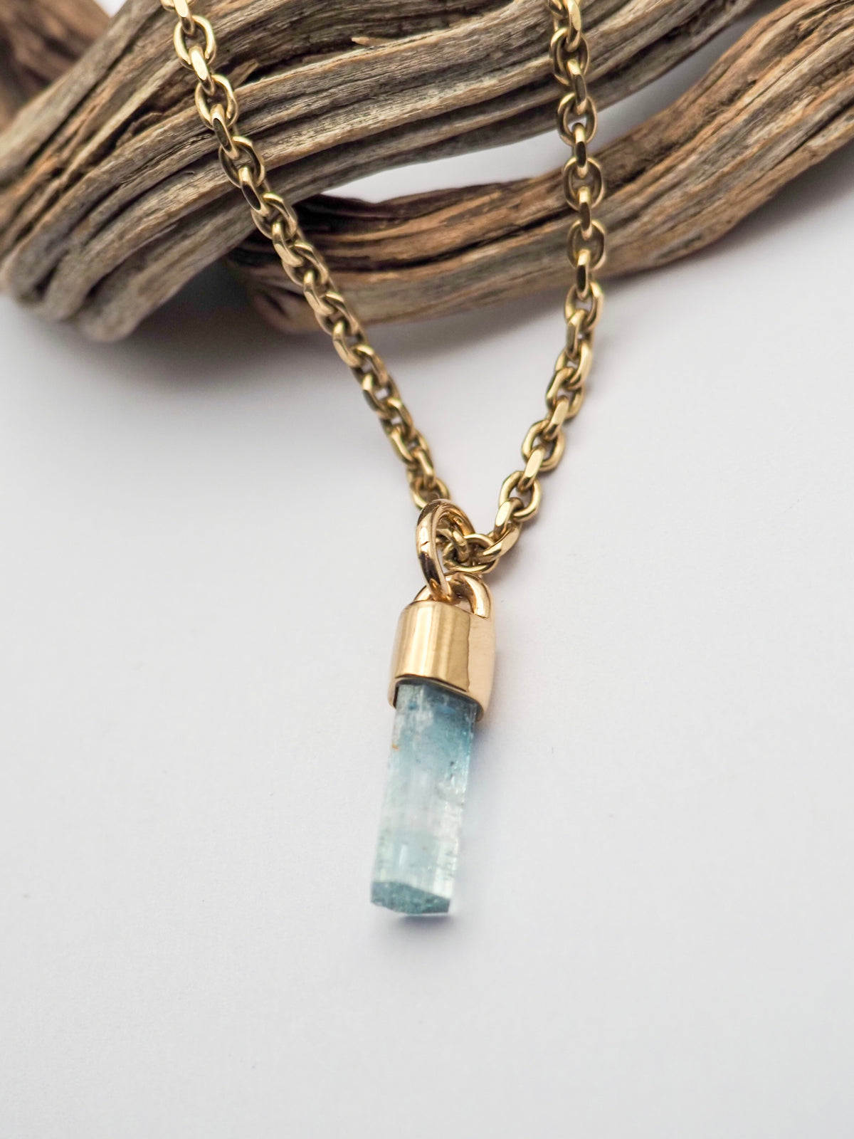 Aquamarine 14k Gold Talisman