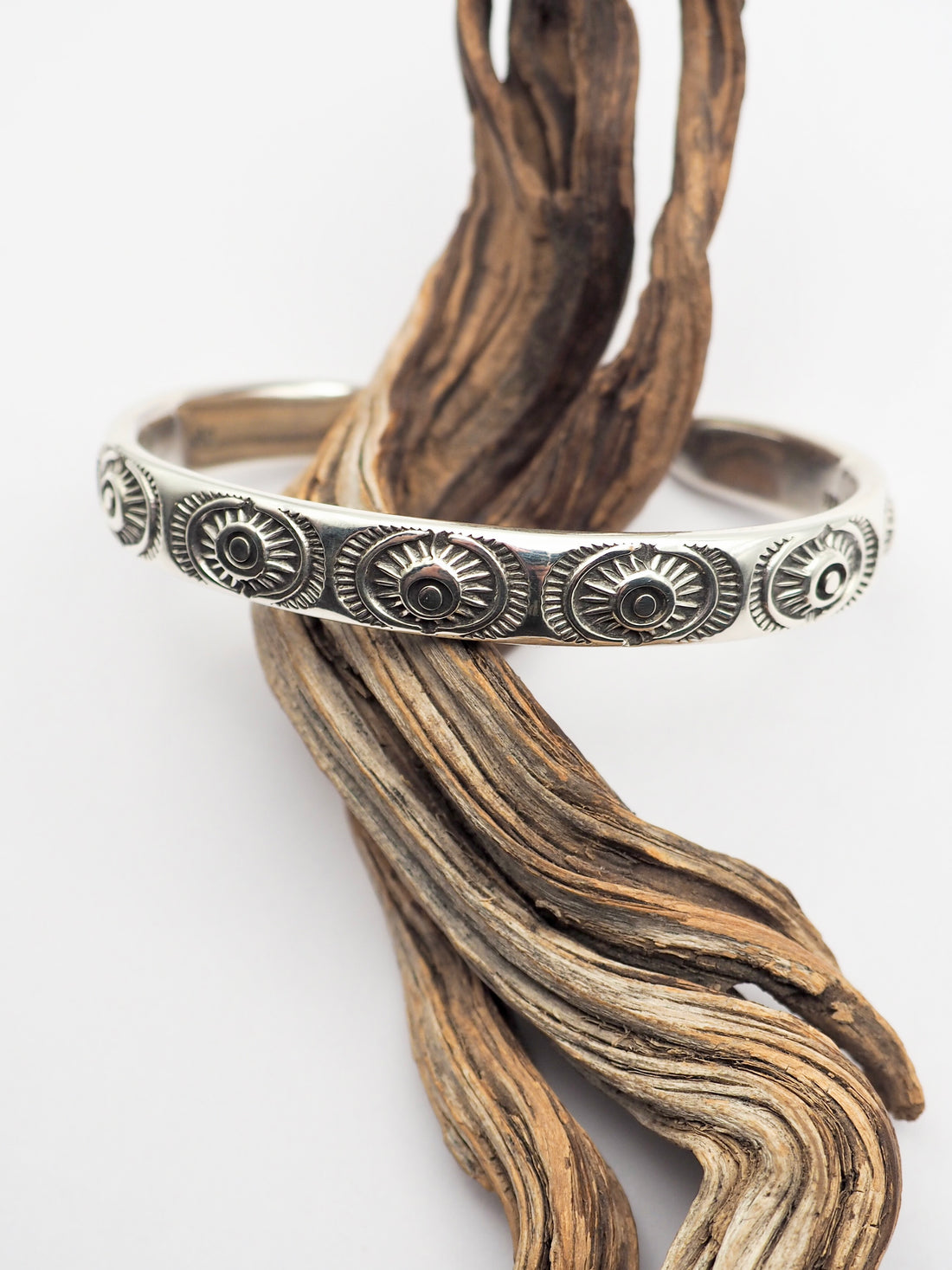 Tumbleweed II Heavyweight Hand Stamped Stacker Cuff XS