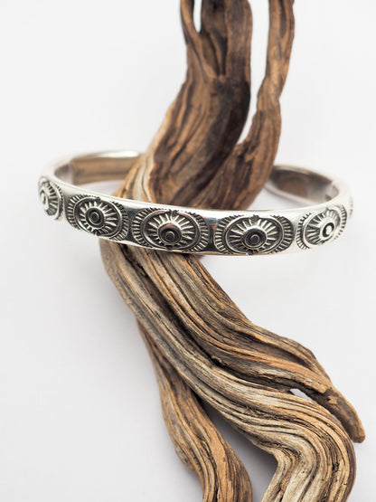 Tumbleweed II Heavyweight Hand Stamped Stacker Cuff XS