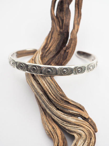 MTO Sun Hand Stamped Stacker Cuff