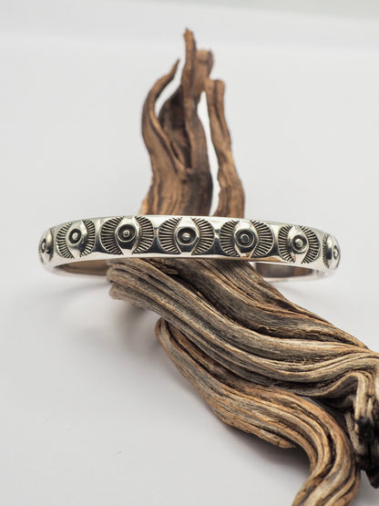 MTO Big Eye Stamped Heavyweight Stacker Cuff