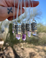 Brandberg Namibian Amethyst Oasis/Prickly Pear Talisman Necklace