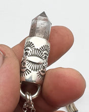 Tibetan Quartz Eye/Portal Talisman Necklace