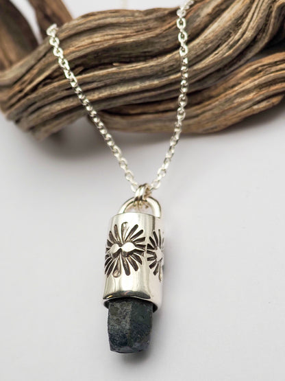 Sapphire Mesquite Talisman Necklace