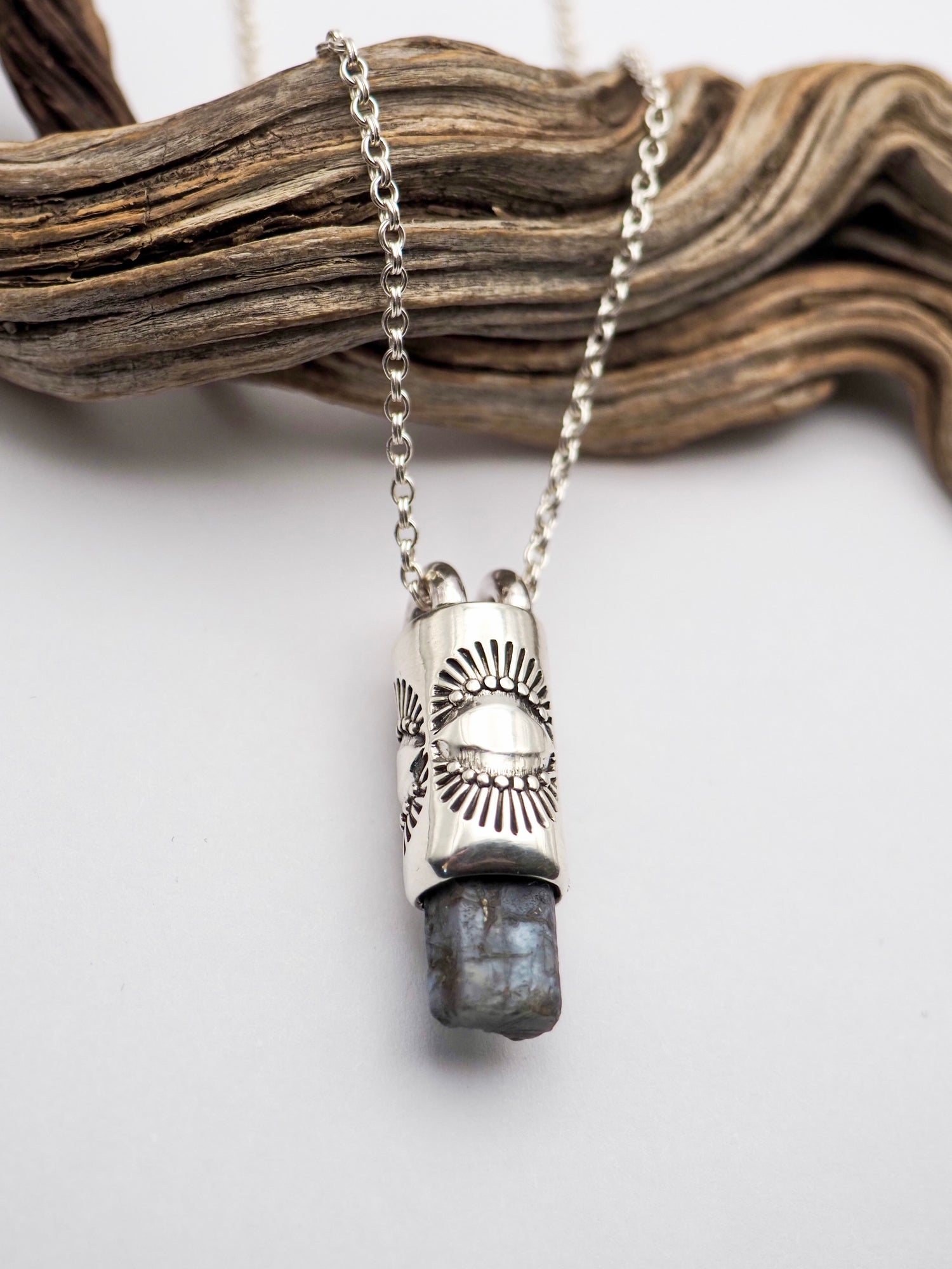 Alexandrite Eye/Dot Talisman Necklace