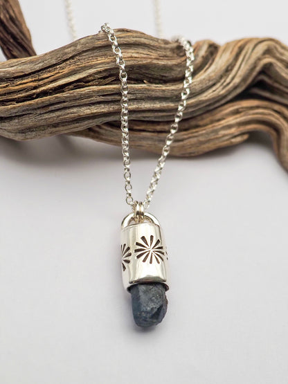 Sapphire Sparkle Talisman Necklace