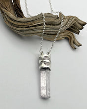 Polished Pink Kunzite Eye Talisman Necklace