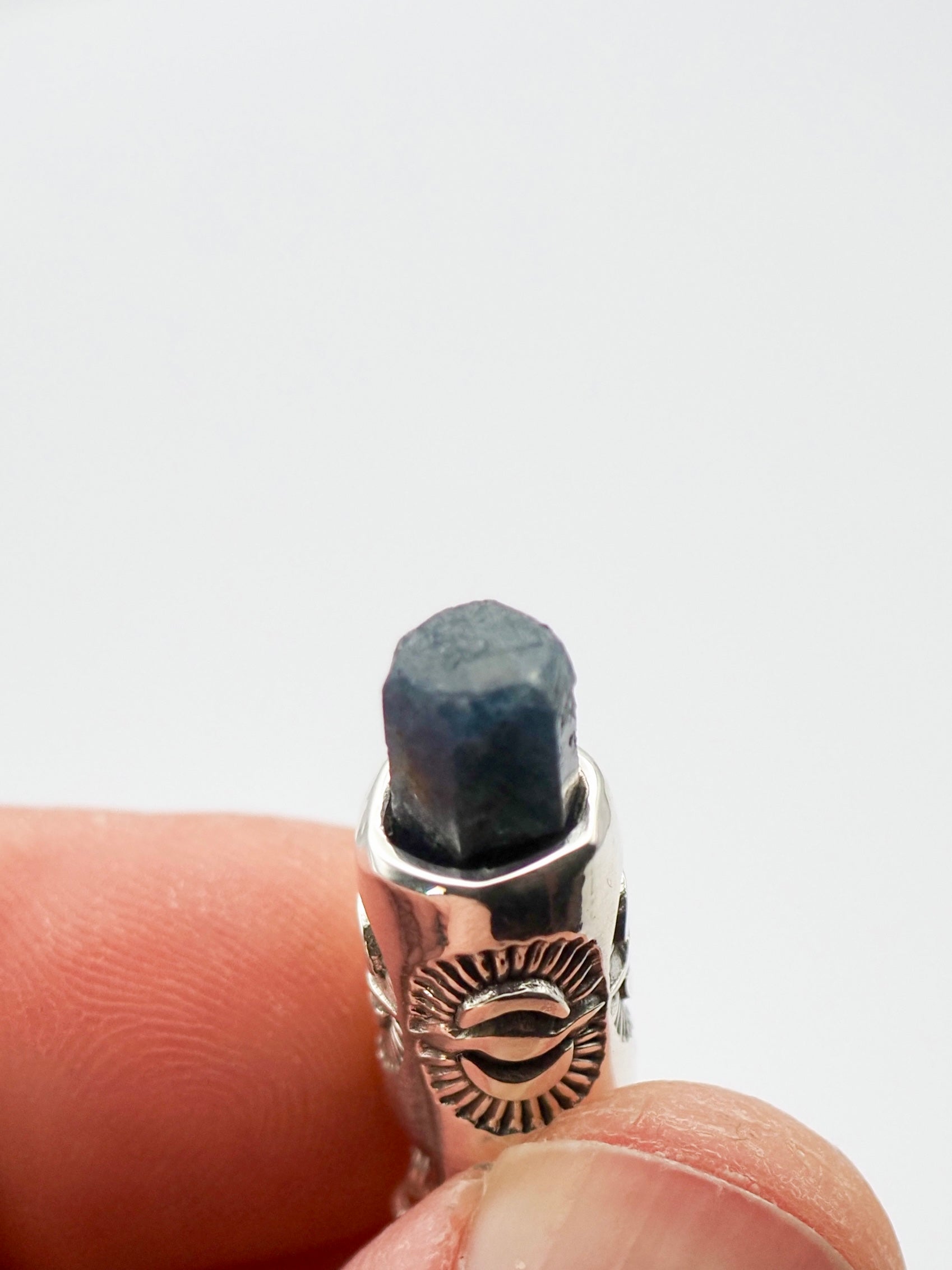 Sapphire Sunrise Talisman Necklace