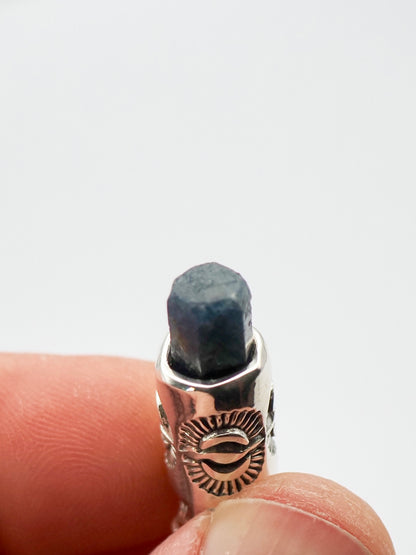 Sapphire Sunrise Talisman Necklace