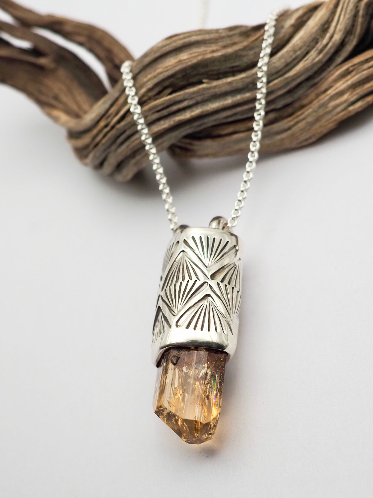 Imperial Topaz Arroyo Talisman Necklace