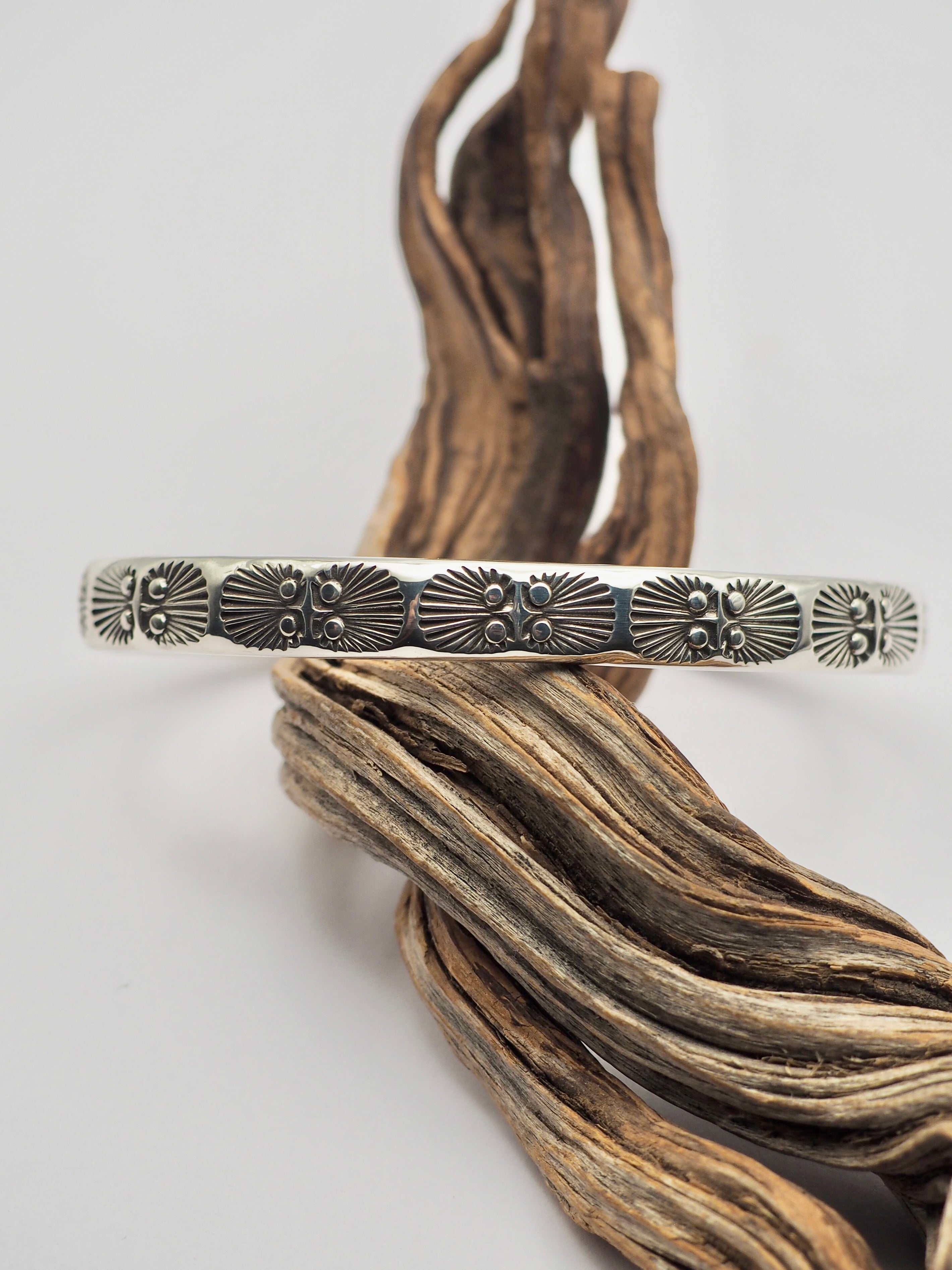 MTO Opuntia Hand Stamped Stacker Cuff