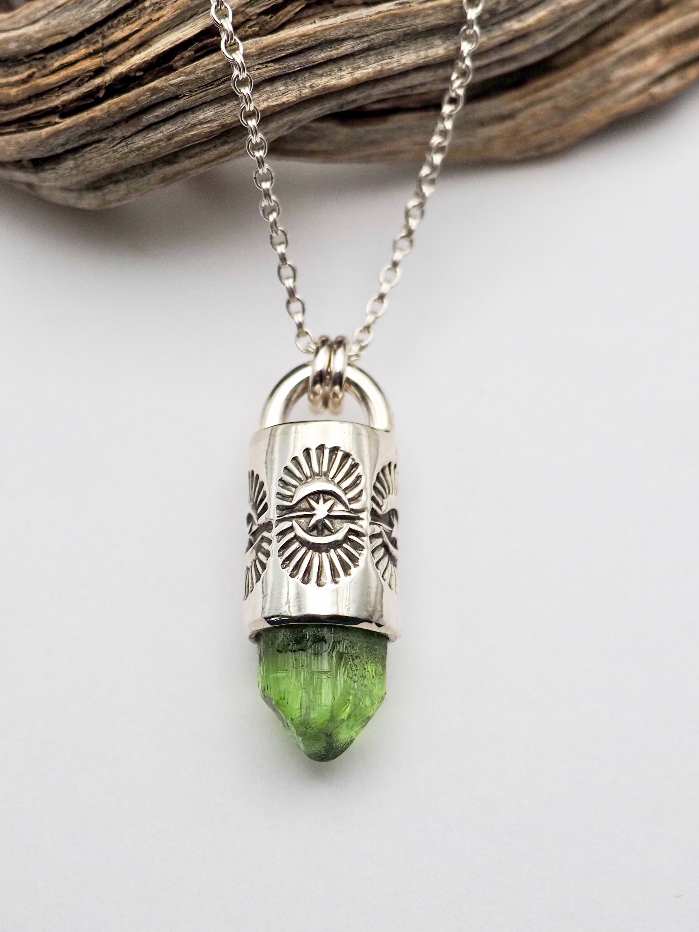 Peridot Portal Talisman Necklace