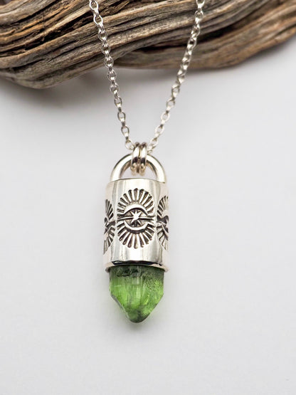 Peridot Portal Talisman Necklace