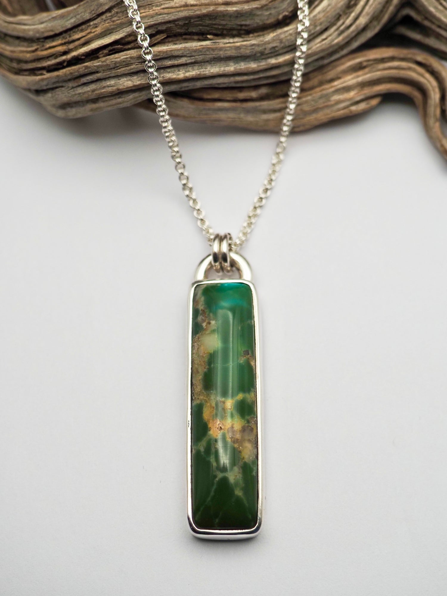 Kingman Turquoise Pendant Necklace