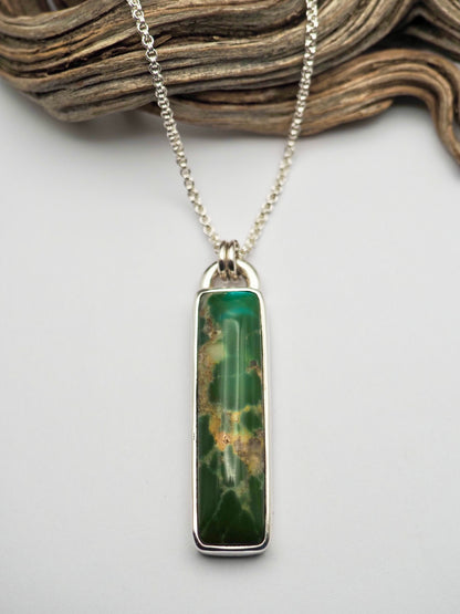 Kingman Turquoise Pendant Necklace