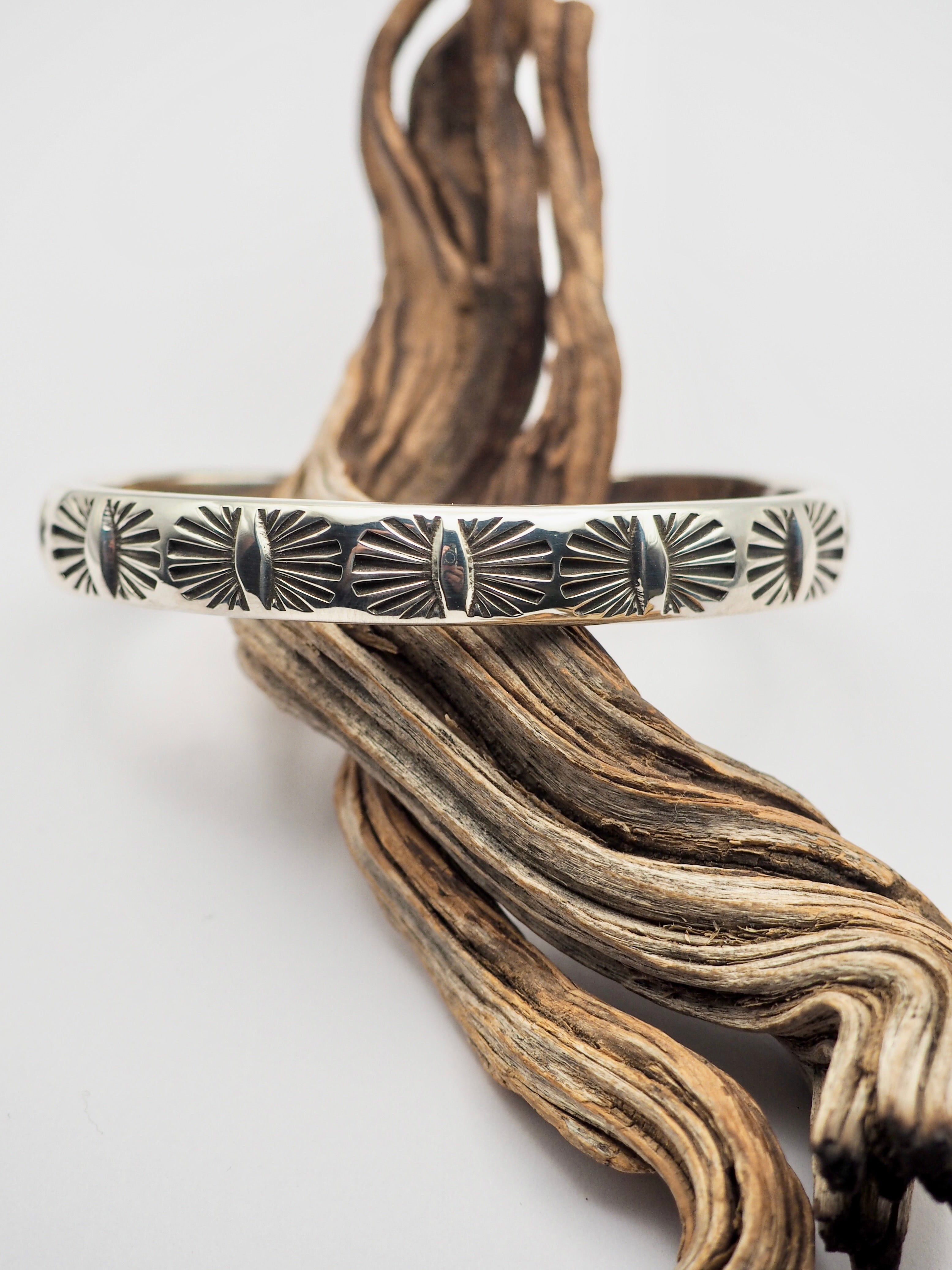 MTO Juniper Hand Stamped Heavyweight Stacker Cuff