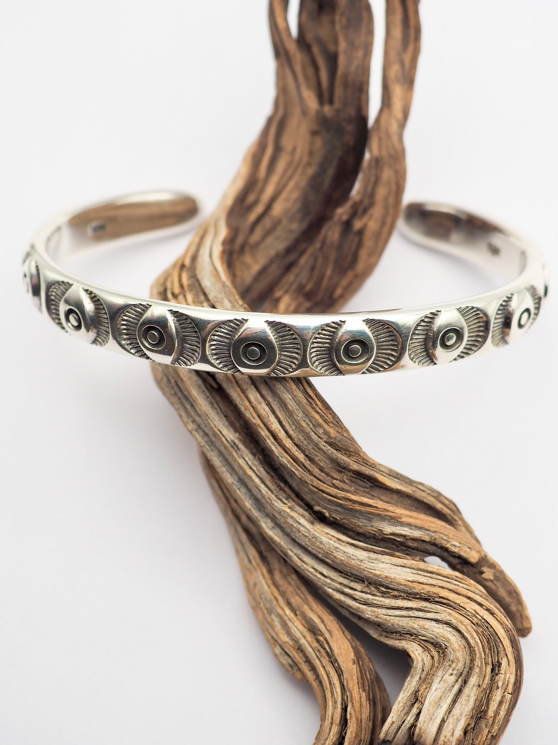 MTO Big Eye Stamped Heavyweight Stacker Cuff