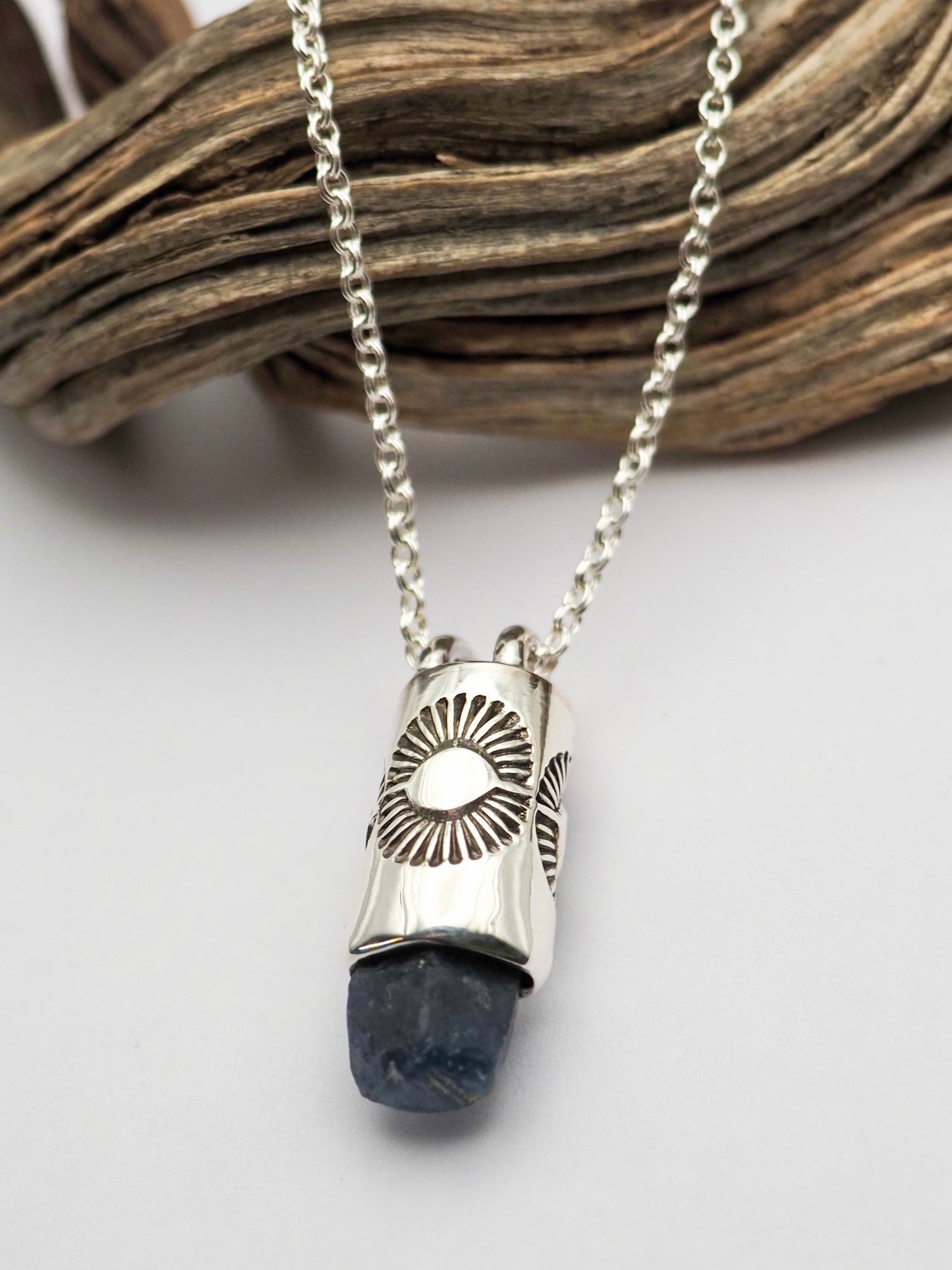 Sapphire Sunshine Talisman Necklace