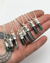 Black Tourmaline Raincloud Talisman Necklace