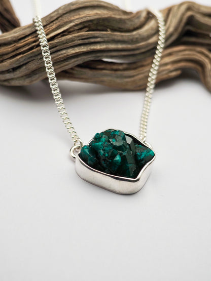 Dioptase Cluster Talisman Necklace
