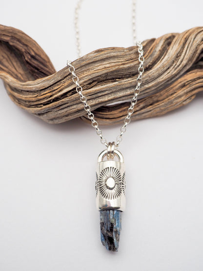 Blue Kyanite Sunshine Talisman Necklace