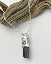 Black Tourmaline Portal Talisman Necklace
