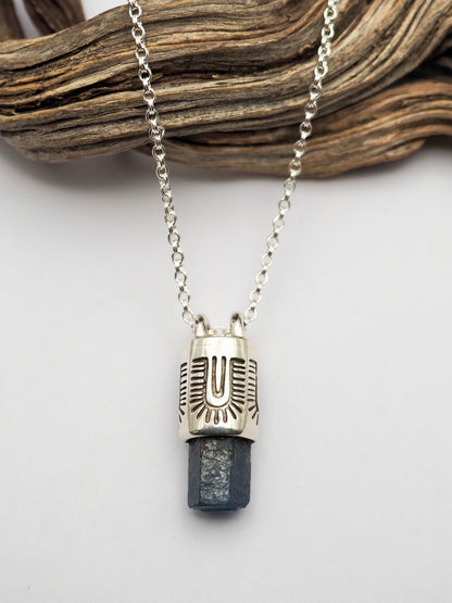 Sapphire Monsoon Talisman Necklace