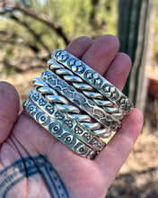 Oasis Heavyweight Hand Stamped Stacker Cuff S/M