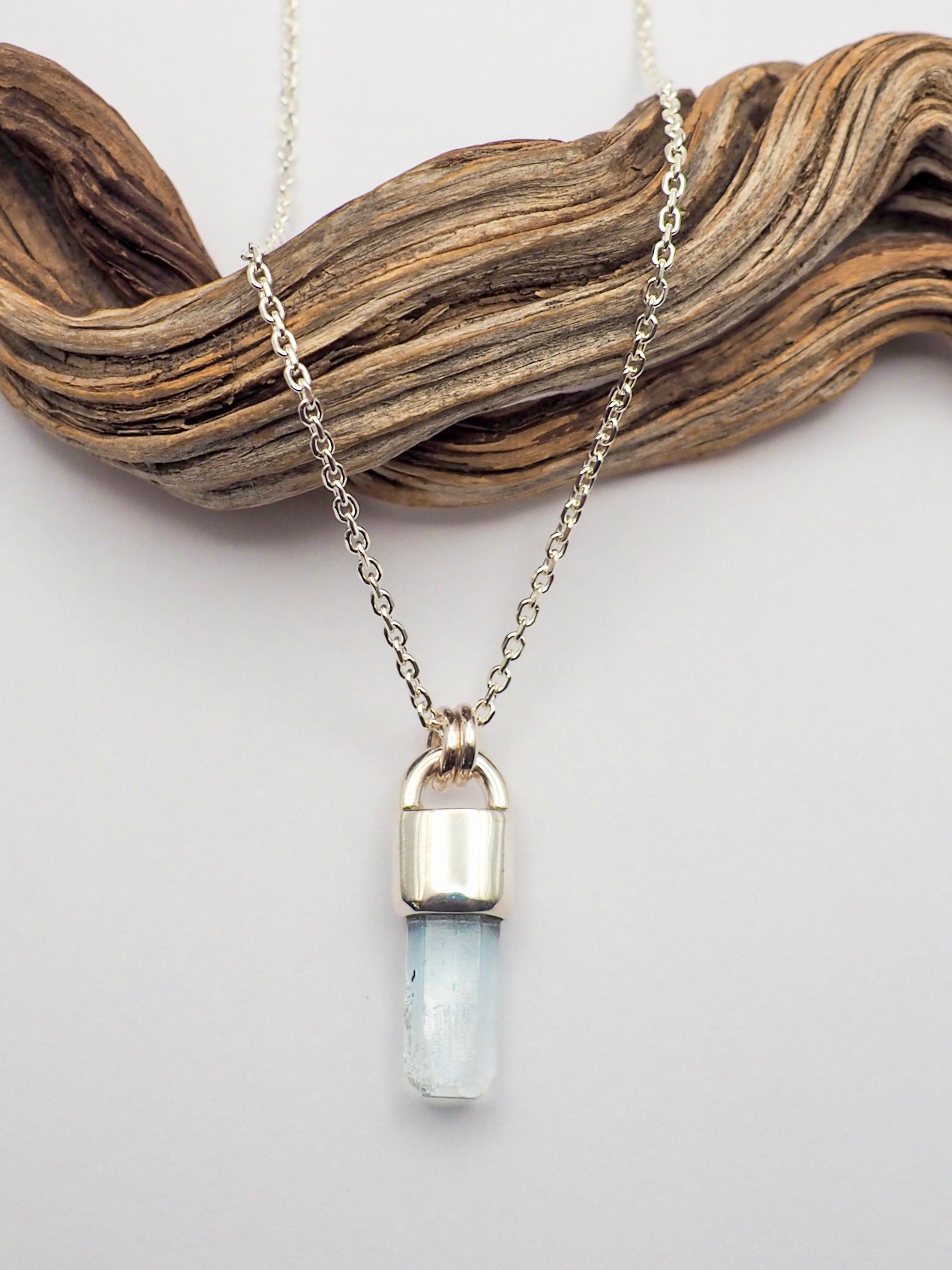 Aquamarine Talisman Necklace