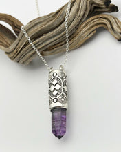 Brandberg Namibian Amethyst Oasis/Prickly Pear Talisman Necklace