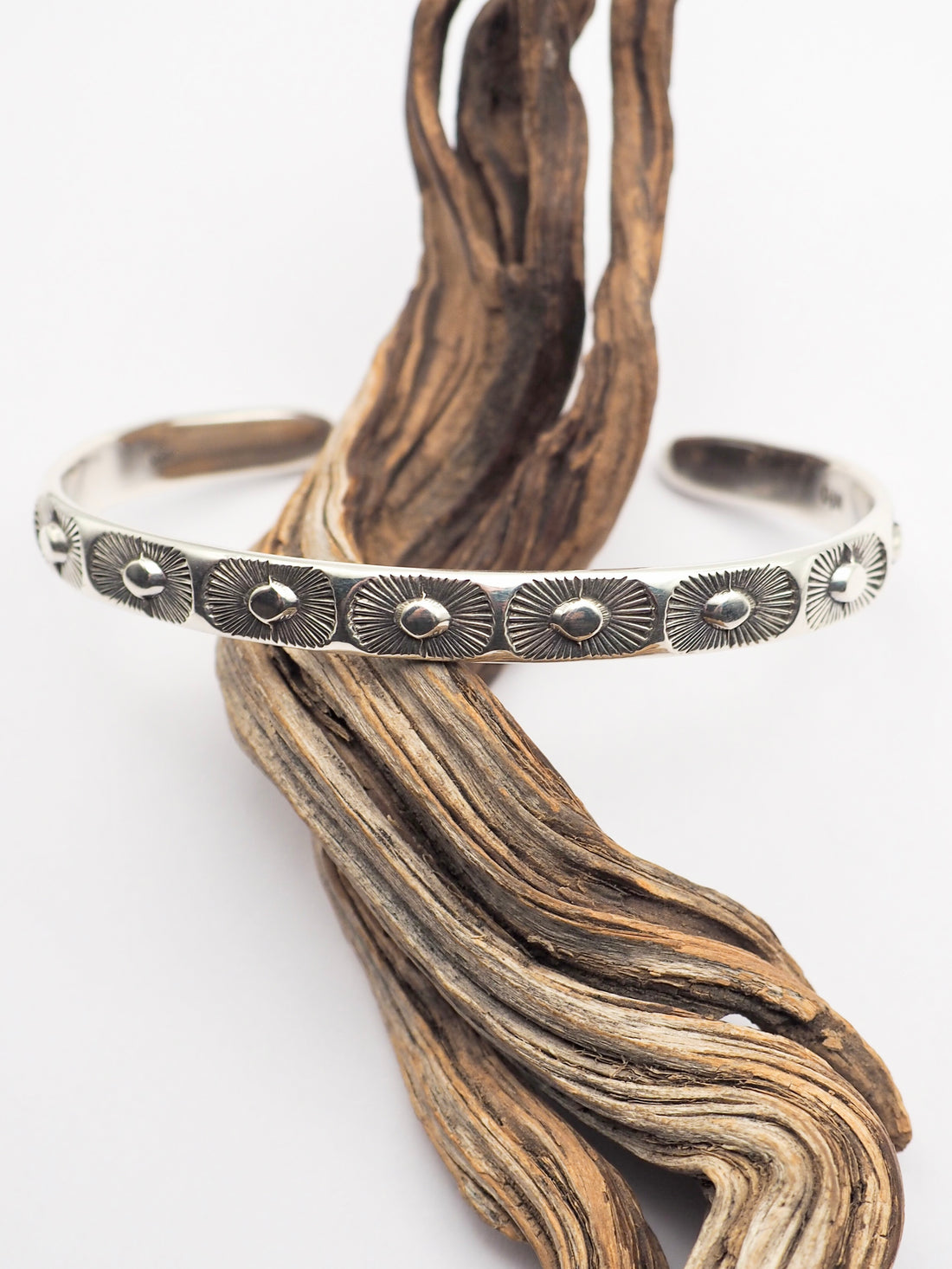 MTO Sunburst Hand Stamped Stacker Cuff