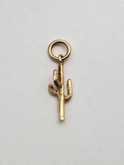 14k Gold Saguaro Pendant