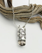 Topaz Eye/Fan Talisman Necklace
