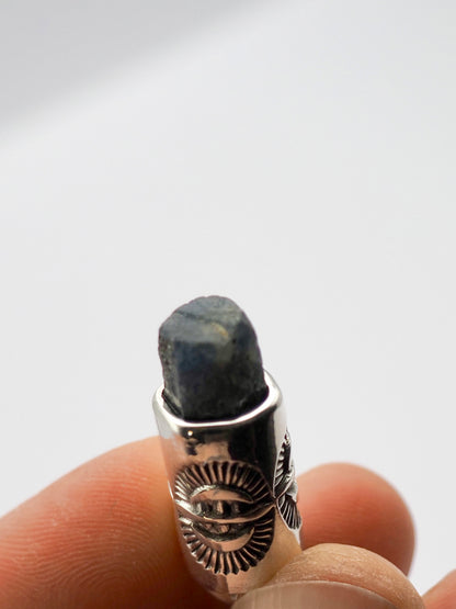 Sapphire Portal II Talisman Necklace