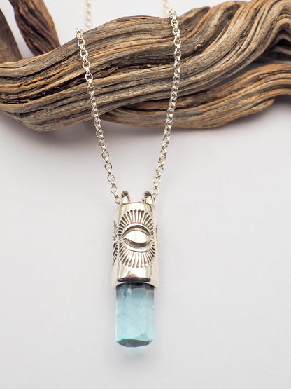 Gem Vanadium Beryl Eye II Talisman Necklace