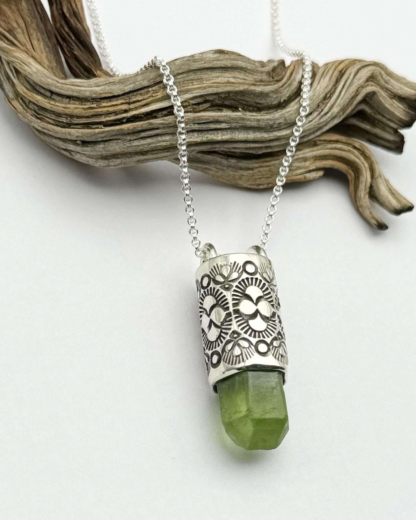 Peridot Oasis/Prickly Pear Talisman Necklace