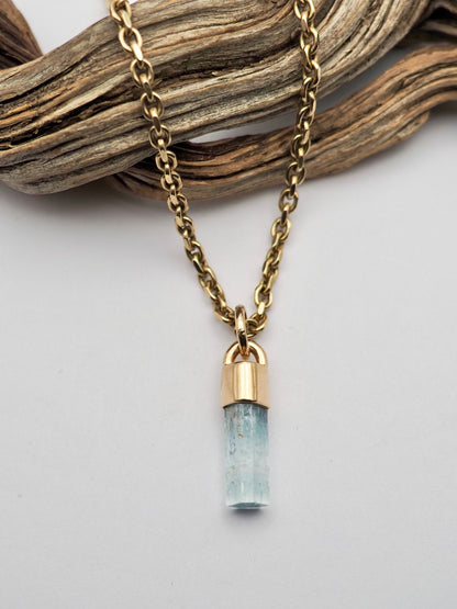 Aquamarine 14k Gold Talisman