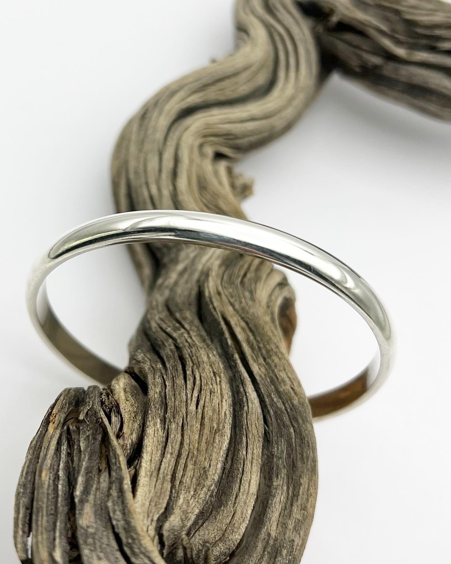 MTO Smooth Half Round Bangle