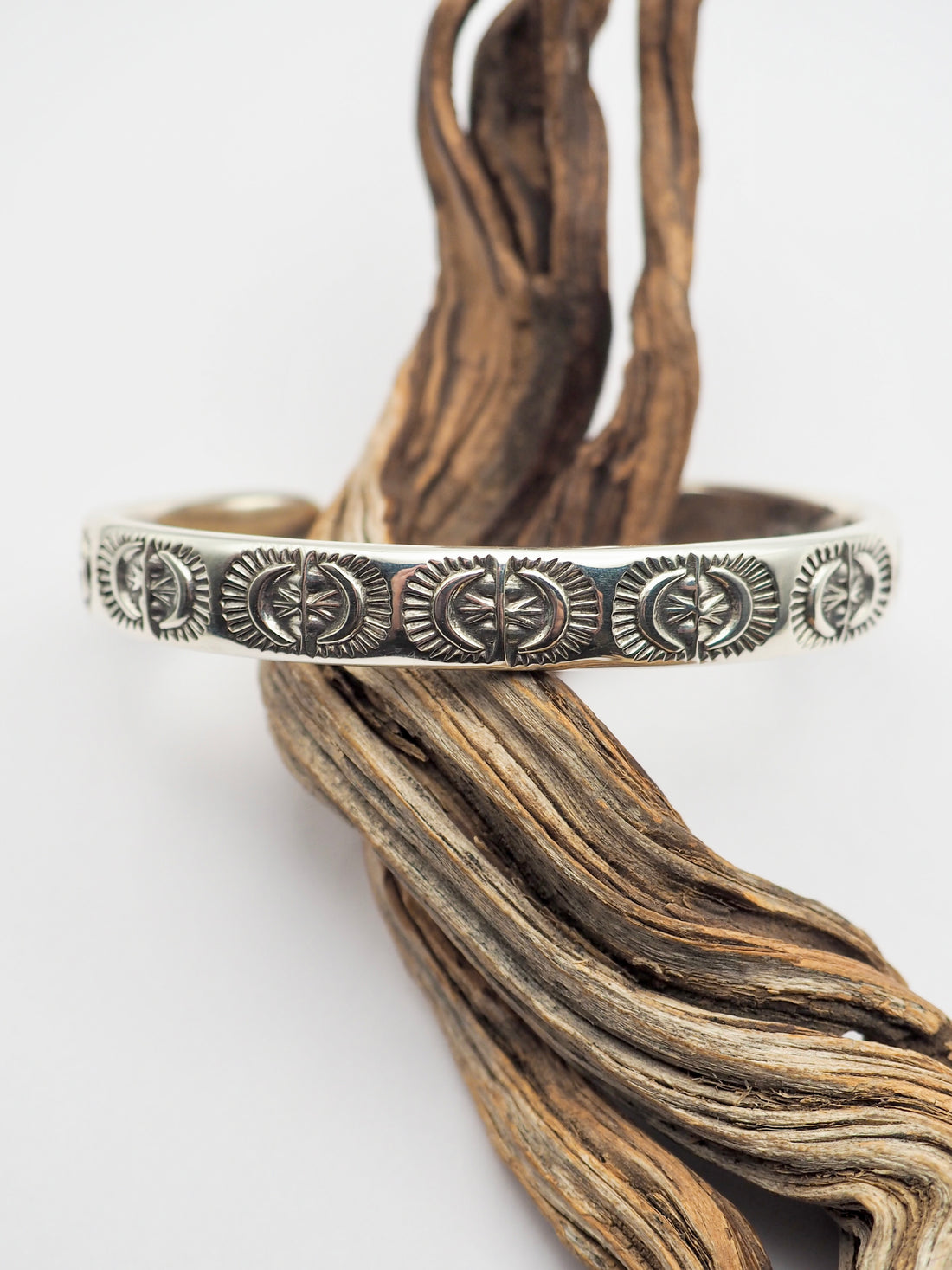 Portal Heavyweight Hand Stamped Stacker Cuff XS