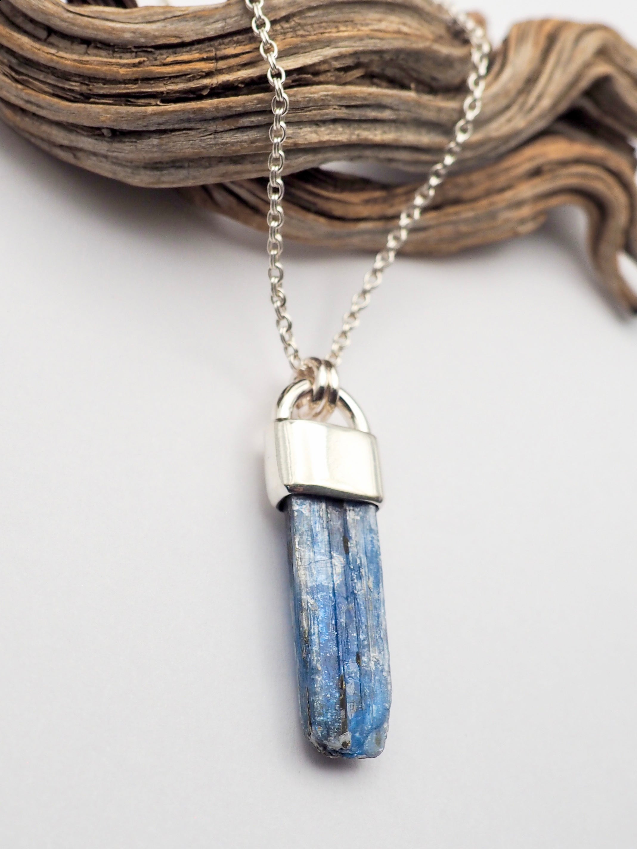 Blue Kyanite Talisman Necklace