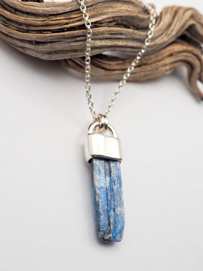 Blue Kyanite Talisman Necklace