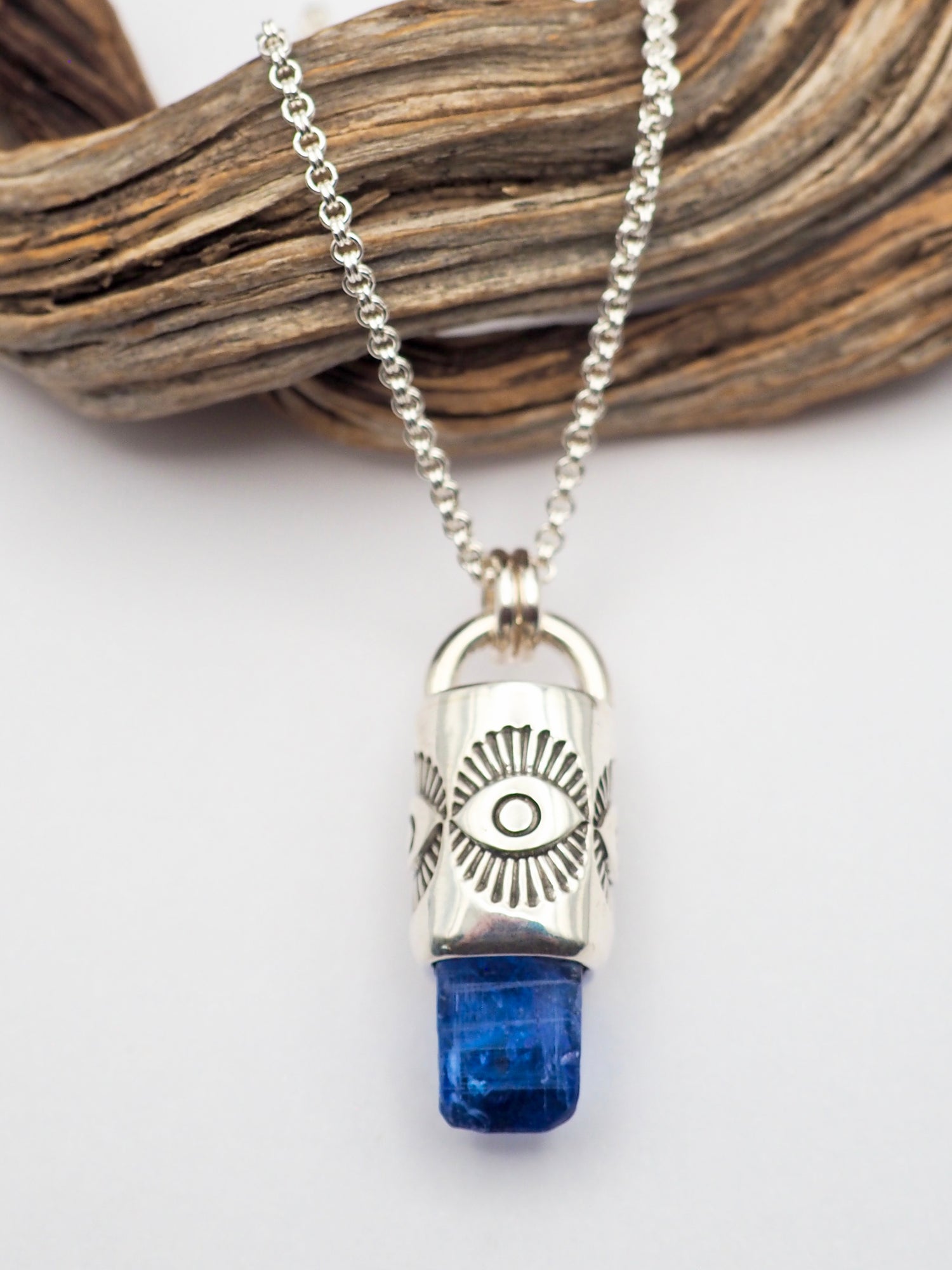 Tanzanite Eye Talisman Necklace