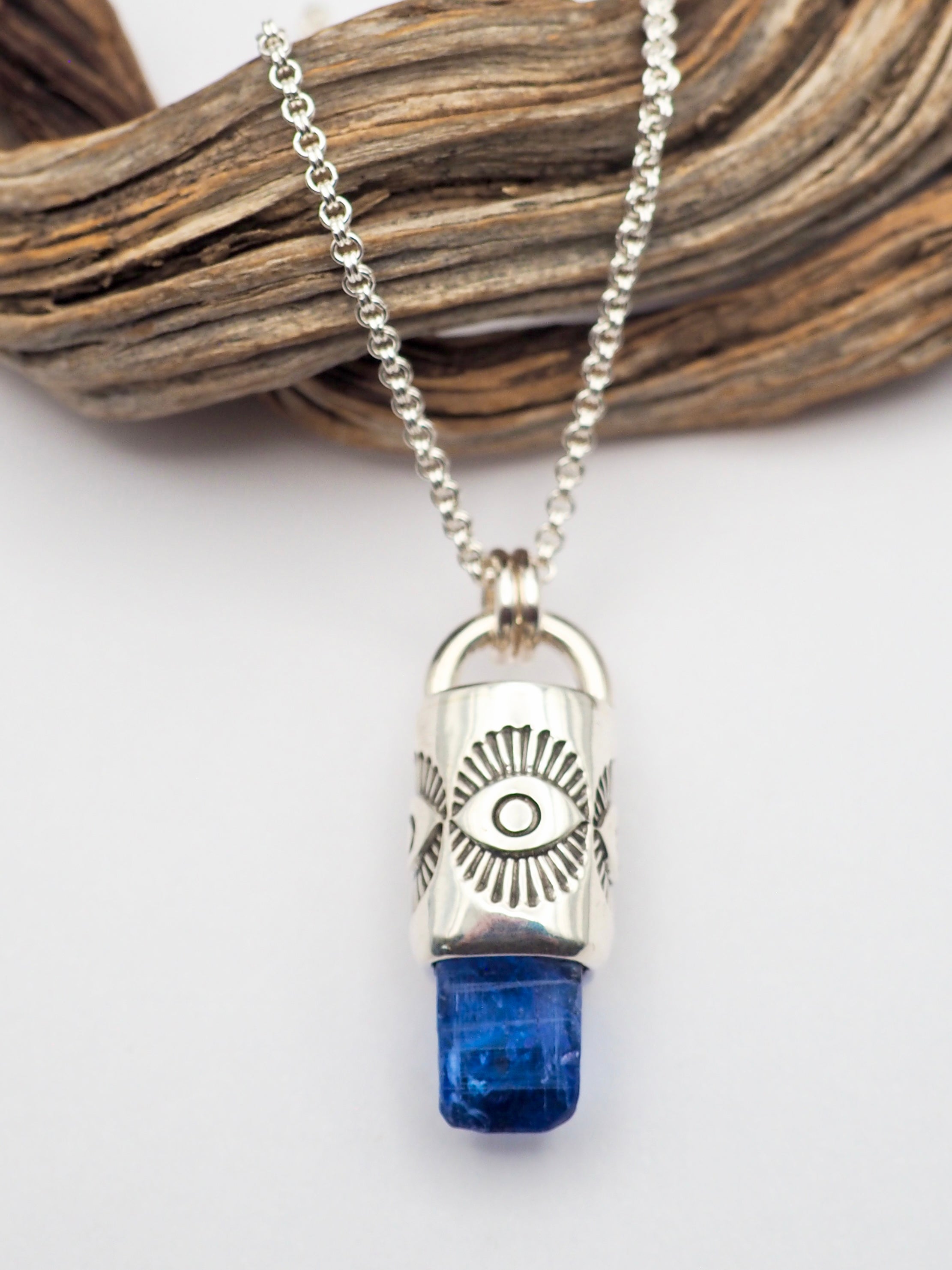 Tanzanite Eye Talisman Necklace