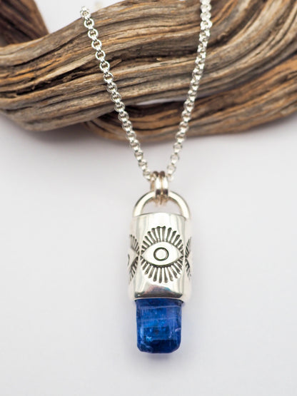 Tanzanite Eye Talisman Necklace