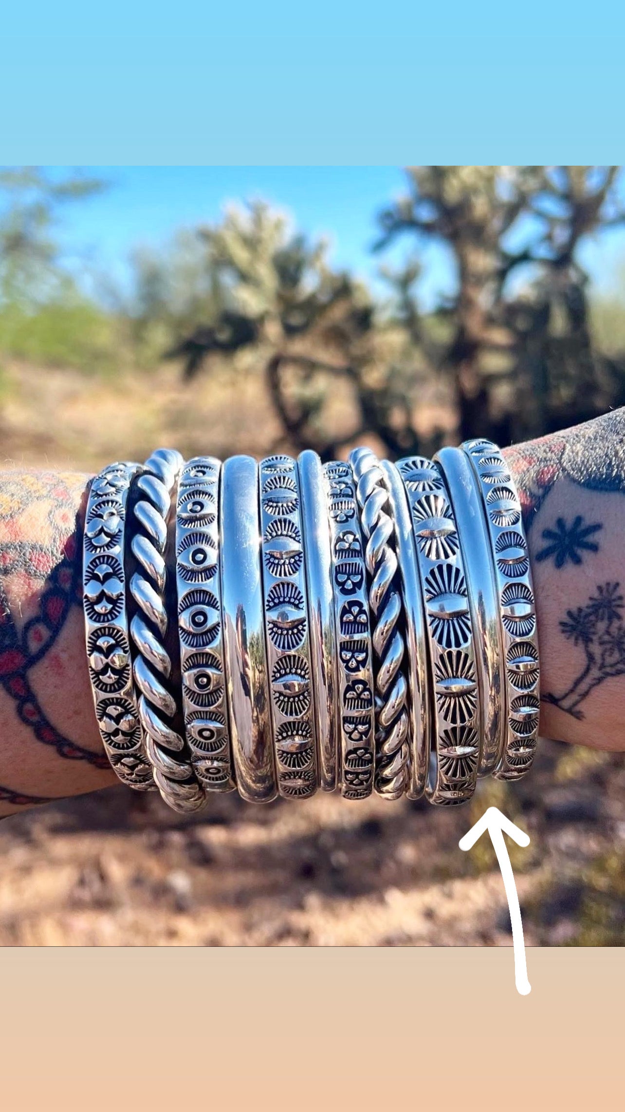 MTO Smooth Half Round Bangle