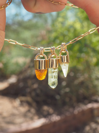 Heliodor 14k Gold Talisman